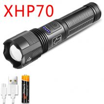4-rdzeniowa latarka Led ze stopu aluminium XHP70.2 XHP50.2 taktyczna latarka myśliwska Usb