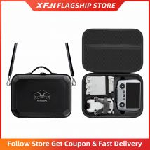For DJI Mini 4 Pro Carrying Case Hard EVA Storage Bag Drone Remote Control Box Protective Travel Handbag Waterproof Shoulder Bag
