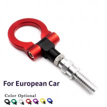 Ganci per rimorchio da traino da corsa in stile auto per barre di traino anteriori posteriori europee in alluminio billet nero rosso oro verde blu