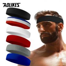 Aolikes 1pcs Schweiß bänder Sport Stirnband-Frottee feuchtigkeit transportierende Sport tuch Stirnband für Tennis,Basketball, Laufen, Fitness studio