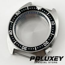 NH35 41 mm mechanisches Uhrengehäuse, gewölbtes Saphirglas, Thunfischschildkröte für modifizierte Abalone NH35, NH36, NH34, NH38-Uhrwerk, 28,5 mm Zifferblatt