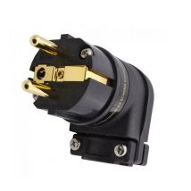 Furutech FI-E12L (R) FI-12ML (G) Schuko-Stecker, 24 Karat vergoldeter, rhodinierter Stromanschluss