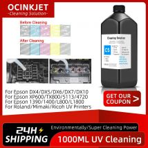 1000ML UV-Reinigungsflüssigkeit für Epson Roland Mimaki UV-Drucker Reinigungsflüssigkeit für