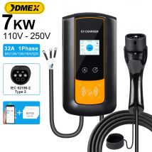 Jdmex 7kw ev Ladestation Typ2 32a 1-Phasen-Ladegerät für Elektro fahrzeuge wallbox evse IEC62196-2 App-Steuerung