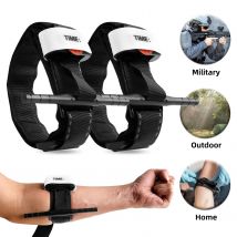 BOOIU Laccio emostatico Sopravvivenza Laccio emostatico rotativo tattico 95CM Cinghia di emergenza medica Trauma Cintura di pronto soccorso Esplorazione all'aperto