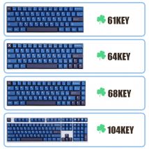 Set di copritasti GMK Striker 151 tasti Copritasti PBT Cherry Profilo DYE-SUB Copritasti personalizzati per tastiera meccanica con interruttore MX