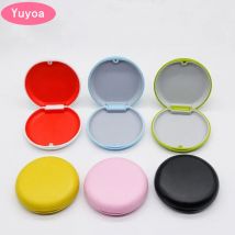 20 pz Apparecchi Dentali Custodia di Fermo Custodia di Fermo Ortodontico Magnetico Scatola di Protesi Con Specchio Da Viaggio Scatola di Immagazzinaggio Dente Falso