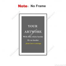 Custom Prints Canvas Painting DIY Posters Your Photo Favorite Family Customized Picture For Living Room Home Wall Decor No Frame