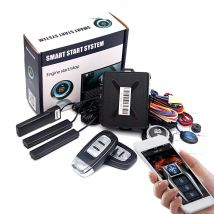 Universal Car alarm Auto remote starter Smart key Start stop button system Car accessory Engine Ignition Autostart Kit For Ford