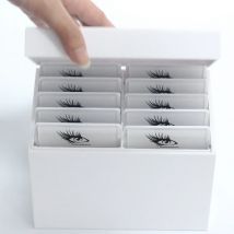 Beauty Salon 10Layers Acrylic Eyelash Extensions Storage Box Lash Tile Palette Box lash boxes packaging wholesale lash supplies
