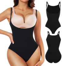 Body z otwartym biustem bielizna modelująca kobiety kontrola brzucha urządzenie do modelowania sylwetki bezszwowy Butt Lifter odchudzanie gorset modelujący talię bielizna
