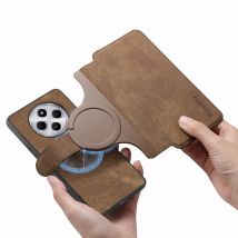 2 in 1 abnehmbare Magnetkarten Solt Wallet Ledertasche für Xiaomi Redmi Note 13 Pro Plus 14 12 13C 12T 13T Flip Book Cover