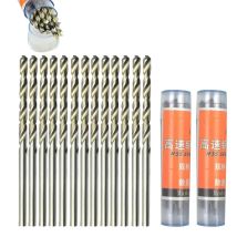 10 Pz/scatola 0.5-3.2mm HSS Punte da trapano elicoidali Micro codolo cilindrico Punta da trapano elettrico a mano in acciaio ad alta velocità per utensile rotante Dremel