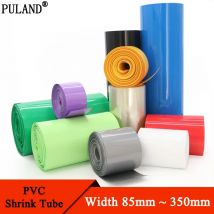 Breite 85 mm ~ 350 mm 18650 Lithium-Batterie Schrumpfschlauch Wrap Cover Skin PVC Schrumpfschlauch Filmhülsen Isolierhülle