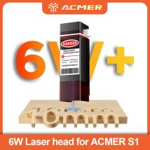 ACMER S1 6W Laser Head For Laser Engraving Machine Upgrade Laser Output Power 6W Laser Module Set Suitable For S1 User Upgrade
