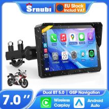 Motocyklowy CarPlay Android Auto Nawigacja GPS Przenośny 7-calowy Ekran IP67 Wodoodporny Akcesoria Motocyklowe Odtwarzacz Multimedialny