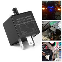 3-Pin LED Einstellbare Motorrad Blink Blinker Relais Blinker Anzeige Hyper Flash Motorrad Schalter 12V Für Autos fahrräder