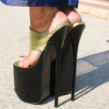 Patchwork Split Toe Plattform Hausschuhe extreme Stilettos High Heels Schuhe für Frauen Lack leder Schuhe 2024 Zapatos Para Mujere