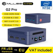 MLLSE G2 Pro Mini procesador de PC Intel Twin Lake N150 LPDDR5 12 GB de RAM,  512GB SSD, Wi-Fi 5, BT5.0, Windows 11