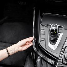 Do BMW serii 3 4 F30 F31 F32 F36 3GT 320i Konsola środkowa z włókna węglowego Panel zmiany biegów