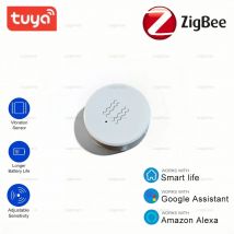 ZigBee Vibrations-Neigungssensor für Türfenster mit XYZ-Achse, Smart Home Security Alarmerkennung, kompatibel mit Tuya Smart Life