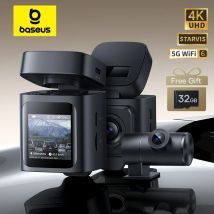 Kamera samochodowa Baseus VD1 Pro 4K+1080P Dash Cam UHD z sensorem SONY, ADAS, WiFi6 5Ghz, GPS, STARVIS, noktowizją i funkcją parkowania 24H.