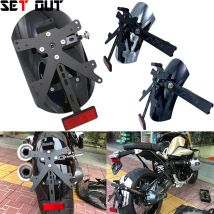 Für BMW R NINE T R NINET R9T Scrambler 2014-2018 19-21 Motorrad hintere Kotflügelhalterung mit LED-Kennzeichen modifizierter Kotflügel