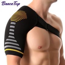 Kompressions-Schulterstütze mit PowerKnit Kompressionstechnologie |   Orthopädische Schulterstütze für Männer und Frauen |   Zerrissene Rotatormanschette