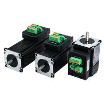 Motore integrato ad anello chiuso HLTNC Nema23 2Nm 3Nm DC 36V 3A con encoder 1000PPR include driver per CNC