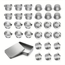 30 Stück Siebfilter, 1/2 Zoll Edelstahl Metall Siebfilter Mesh Siebfilter für Tabakpfeife
