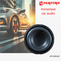 6,5-Zoll-Hochleistungs-Subwoofer, einfach zu installierende, tiefe 4-Ohm-Bass-Automobil-Woofer-Lautsprechermodifikation