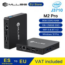 MLLSE M2 Pro Mini komputer Intel J3710 CPU 8GB RAM 256GB SSD WiFi5 BT4.2 Windows 10 Mini komputer stacjonarny