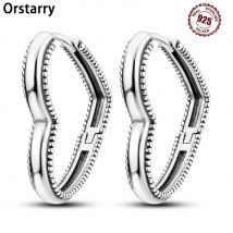 Gioielli in argento sterling 925 con cuore d'amore semplice, orecchini a cerchio con zirconi, orecchini da donna, orecchini pregiati, accessori regalo