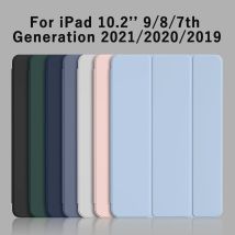 Custodia Flip Tri-fold per iPad 7th 8th 9th Gen 10.2 pollici 7/8/9 A2198 A2604 A2270 A2430 Custodia protettiva in pelle PU con supporto magnetico