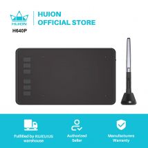 HUION H640P Tavolette digitali da 6x4 pollici Tavoletta grafica con penna 6 tasti a pressione Stilo Penna senza batteria per giochi OSU Android Mac