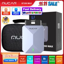 MUCAR BT200 MAX Długożytny Bezpłatny Automatyczny Skaner OBD2 Pełny System 15 Resetów CAN-FD Dwukierunkowy ECM TCM ABS Narzędzia Diagnostyczne Samochodowe