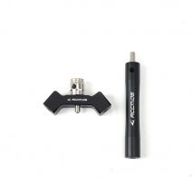 Archery V-bar 45° + Extender Rod 4'' 5" Stabilizer Shock Absorption Damping Aluminum Shooting Hunting Bow Accessorie