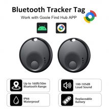 Bluetooth-Tracker-Tag für Android (NUR), Schlüsselfinder, kompatibel mit Google Find My, Tracking-Tag für Schlüssel, Gepäck, Koffer
