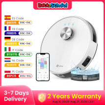 Robot aspirador LEFANT M1 con fregona, navegación lidar (LDS), 4000Pa, batería de 4000 mAh, control por aplicación/Alexa, ideal para suelos duros