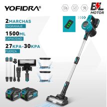 YOFIDRA-aspiradora sin escobillas de 1800W, 30KPa, 1,5 l, potente succión portátil, herramientas de limpieza del hogar para Makita, Pin de batería de 18V