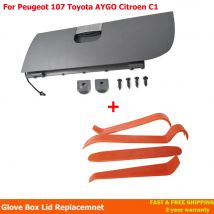 Auto-Handschuhfach-Deckel-Ersatz für Peugeot 107 Toyota AYGO Citroen C1 2005–2015, für Linkslenkerfahrzeuge