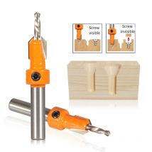 8 mm Schaft HSS Holzbearbeitung Senker Fräser Schraubenausdreher Remon Abriss für Holzfräser