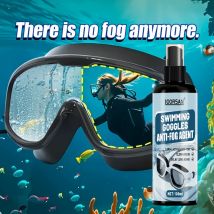 LOORSAN Occhiali Spray Antiappannamento da 100 ML - Chiarezza di Lunga Durata, Prevenzione del Nebbia per Nuoto, Immersioni - Sicuro per Contatti, Atleti