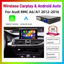 ANYFAR Wireless Carplay Android Auto Interface Retrofit Kits For Audi A6 C7 A7 2012-2016 RMC System Decoder Box Module Airplay