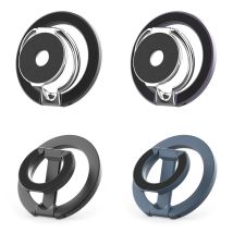 Faltbarer doppelseitiger magnetischer Telefonhalter für Magsafe Gym Laufband, universeller klappbarer Autohalter, magnetischer Smartphone-Ständer