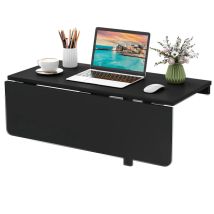 Wandmontierter Klapptisch, 80 x 60 cm, klappbarer Wandtisch, platzsparender Küchentisch Wandklapptisch für Küche Esszimmer