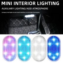 Sensore tattile a dito con luce a cupola per interni auto Mini lampada da lettura a LED magneti da