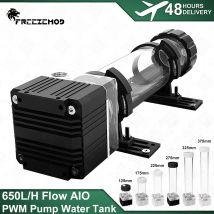 Einteiliges Reservoir mit Pumpe FREEZEMOD RGB-Wassertank 650 l/h Integrierter PWM-Geschwindigkeitsregelkopf 3,5 Meter Durchfluss MOD PUB-FS6PD