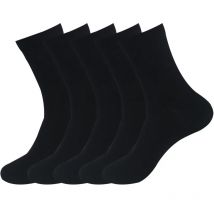10Pairs Men's Pure Cotton Socks Autumn winter Black White Business Casual Men's and Women's High Quality Plus Size EU42-48