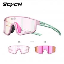 SCVCN Kids Cycling Glasses Sports UV400 Protection Photochromic Sunglasses Boys Girls Outdoor Goggles Riding Windproof Eyewear